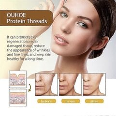 2 шт. Линия против морщин Gold Protein Line без иглы коллагеновая нить для подтяжки лица рассасывающаяся укрепляющая антивозрастная исчезающая тонкая линия цена и информация | Эфирные, косметические масла, гидролаты | pigu.lt