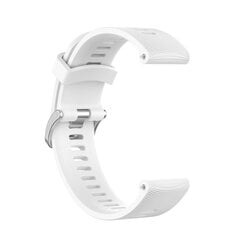 Laikrodžio dirželis Baltas 20 mm Garmin Forerunner 245 White 20 mm kaina ir informacija | Laikrodžiai | pigu.lt