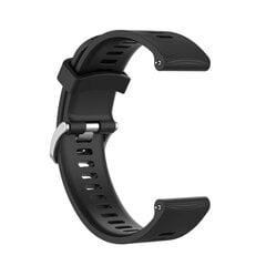 Laikrodžio dirželis Juodas 20 mm Garmin Forerunner 245 Black 20 mm kaina ir informacija | Laikrodžiai | pigu.lt