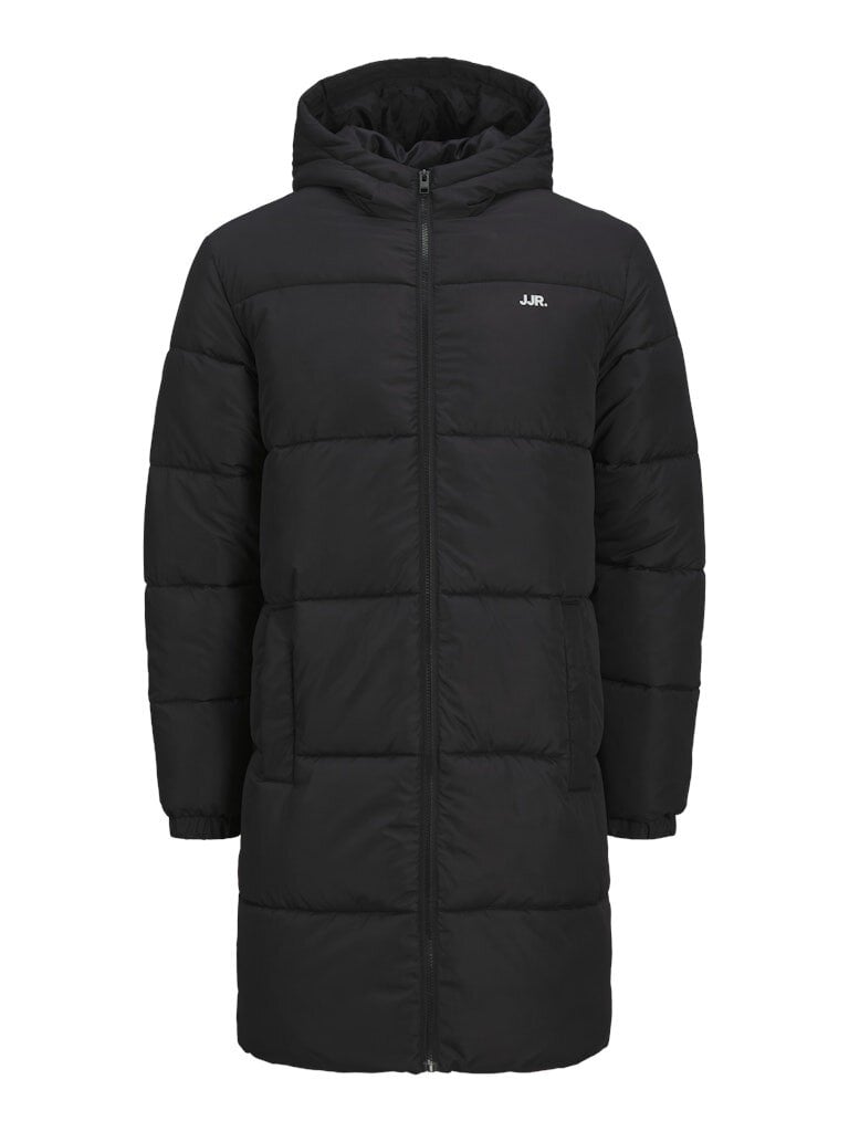 Jack & Jones vyriškas paltas 250g 12267841*01, juodas 5715669308460 kaina ir informacija | Vyriški švarkai | pigu.lt