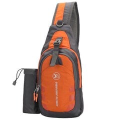 Vyrų Moterų Sling Kuprinė Krūtinės Crossbody Krepšys Pečių Krepšys Kelioninė Sporto Salės Dienos Kuprinė_Orange kaina ir informacija | Lagaminai, kelioniniai krepšiai | pigu.lt