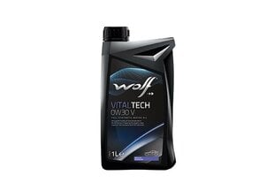 Моторное масло WOLF VITALTECH 0W30 V 1L ACEA: A5/B5-10,API: SL/CF цена и информация | Моторные масла | pigu.lt