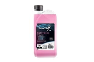 Антифриз WOLF ANTI-FREEZE LL G12+ 1L -72o OAT цена и информация | Очищающие и охлаждающие жидкости | pigu.lt