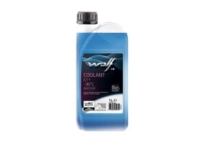 Антифриз WOLF RADIATOR COOLANT-36oC 1L G11 IAT цена и информация | Очищающие и охлаждающие жидкости | pigu.lt