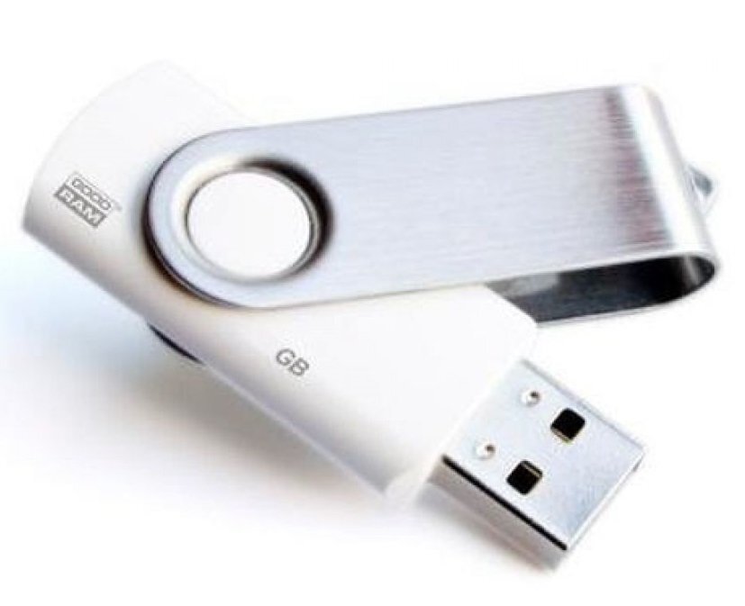 Goodram UTS2 8GB 2.0, Baltas kaina ir informacija | USB laikmenos | pigu.lt