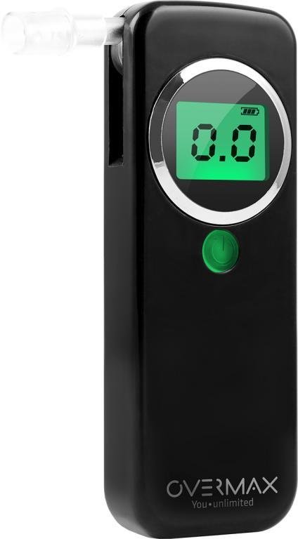 Overmax alkotester - detektor alkohola u dahu, LCD zaslon, 0-1.5 promila  AD02, Cijena: 41,20 €