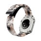 Forcell F-Design Marble skirtos Apple Watch 42/44/45/49mm – Rudas kaina ir informacija | Išmaniųjų laikrodžių ir apyrankių priedai | pigu.lt