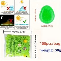 '100vnt/200vnt/400vnt Akvariumo Kraštovaizdžio Fluorescenciniai Akmenukai Dekoratyviniai.' kaina ir informacija | Akvariumo augalai, dekoracijos | pigu.lt