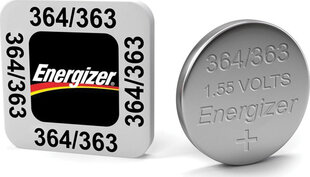 ENERGIZER elementai 364/363 SR621SW, SILVER OXIDE, 1 vnt цена и информация | Батарейки | pigu.lt