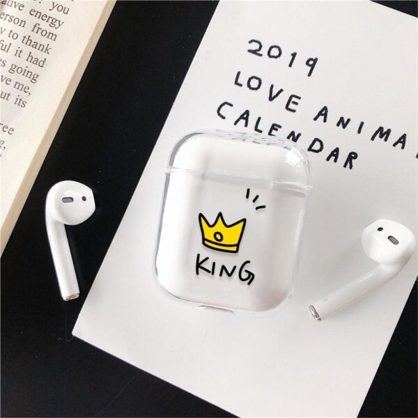 AirPods apsauginis dėklas su motyvu - King King King цена и информация | Ausinės | pigu.lt