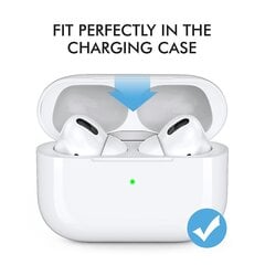 1 poros ausinių antgaliai, skirti Apple AirPods Pro 2/AirPods Pro Bluetooth ausinių dangteliai Apple AirPods Pro balti dangteliai kaina ir informacija | Ausinių aksesuarai | pigu.lt