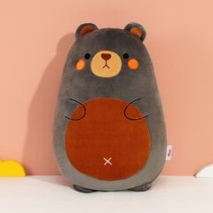 Squishmallows pliušinis žaislas gyvūnas Kawaii Soft Big Pillow juodas meškiukas kaina ir informacija | Minkšti (pliušiniai) žaislai | pigu.lt