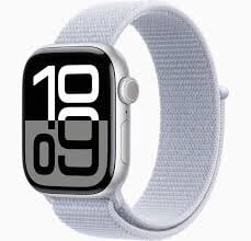 Išmanusis laikrodis - Apple Watch Series 10 42MM Silver Aluminium Case with Denim Sport Band M/L GPS kaina ir informacija | Išmanieji laikrodžiai (smartwatch) | pigu.lt