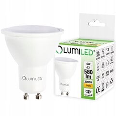 Juodas Lumiled lubinis šviestuvas Amat GU10, 115 x 85 mm + 6W GU10 LED lemputė kaina ir informacija | Lubiniai šviestuvai | pigu.lt