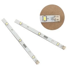 2x LED juostinė lemputė, skirta Rongsheng Hisense Logik šaldytuvo šaldikliui Mddz-162a 1629348 kaina ir informacija | LED juostos | pigu.lt