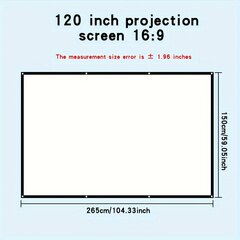Daugiafunkcinis sulankstomas projektoriaus ekranas, kabinamas ant sienos kaina ir informacija | Projektorių ekranai | pigu.lt
