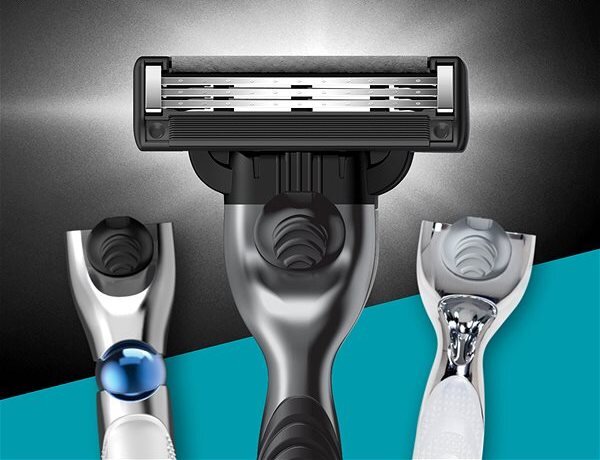 Skustuvo galvutės Gillette Mach3 Charcoal 5 vnt. + kotelis цена и информация | Skutimosi priemonės ir kosmetika | pigu.lt