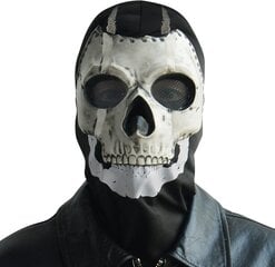 COD Ghost Mask Skull Skull Full Mask MW2 Cosplay kostiumo kaukė sportiniam Halloween Cosplay kaina ir informacija | Šviestuvai - ventiliatoriai | pigu.lt