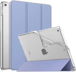 Dėklas, skirtas iPad 9/8/7 kartos 2021/2020/2019, minkštas permatomas TPU matinis galinis dangtelis Plonas iPad 10,2 colio dėklas su stovu, automatinis pažadinimas / miego režimas (C) цена и информация | Чехлы для телефонов | pigu.lt