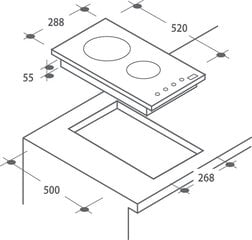 Candy CDH 30 kaina ir informacija | Candy Buitinė technika ir elektronika | pigu.lt