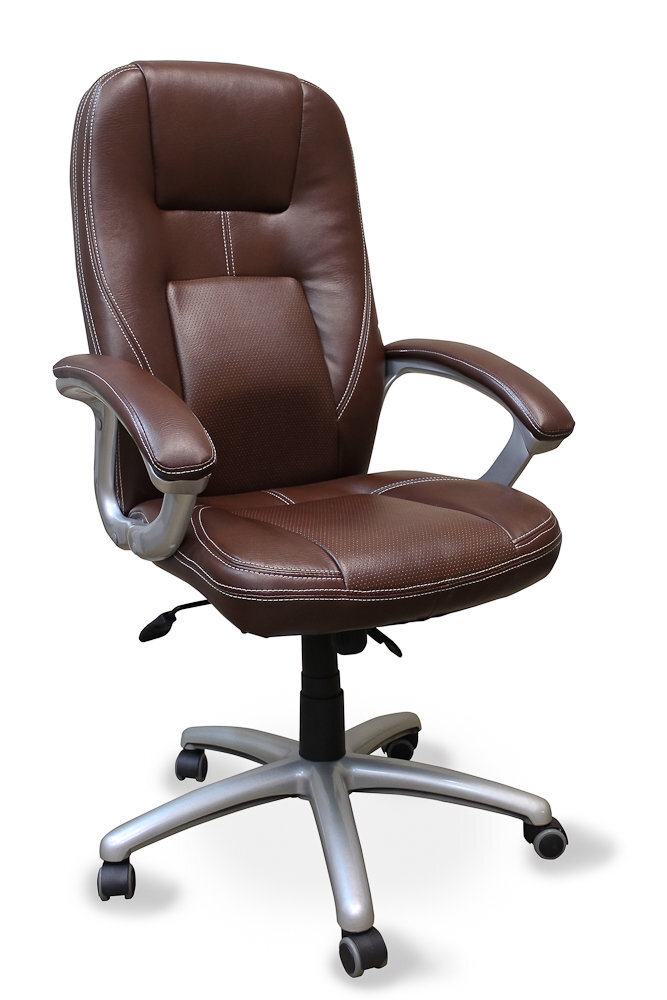 Biuro kėdė Atlanta, ruda цена и информация | Biuro kėdės | pigu.lt