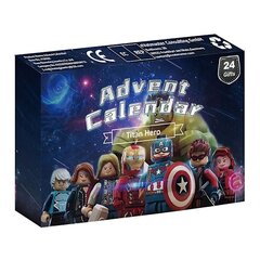 24 laiko tarpsnių Kalėdų kalendorius – Avengers Toys Blind Box Superhero Kids Kalėdų dovana kaina ir informacija | Kalėdinės dekoracijos | pigu.lt