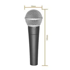 Shure SM58 Black цена и информация | Микрофоны | pigu.lt