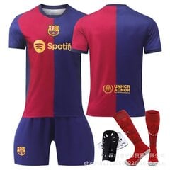 Nauji 2023–2024 m. „Barcelona“ futbolo marškinėliai 8 Pedri 9 Lewandowski 30 Gavi 10 Messi marškinėliai tinka suaugusiems Nėra numerio + kojinių Nėra numerio + kojinių apsauga L s... kaina ir informacija | Futbolo apranga ir kitos prekės | pigu.lt