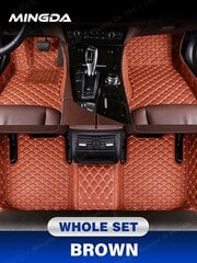 (1 Komplektas) Rudi Automobilių Grindų Kilimėliai, Skirti Land Rover Discovery Sport Penkioms Sėdynėms, 2016 M. 2017 M. 2018 M. kaina ir informacija | Automobilių salono dalys | pigu.lt