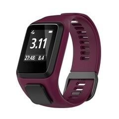 Совместимый с TomTom Smart Bracelet Strap, совместимый с Tom Tom Runner23 Spark, сменный силиконовый водонепроницаемый ремешок на запястье цена и информация | Смарт-часы (smartwatch) | pigu.lt