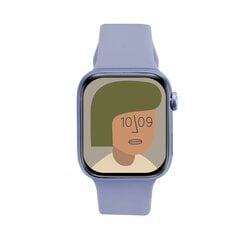 Huamei H12 mini 41mm violetinis ciferblatas Violetinis guminis dirželis išmanusis laikrodis kaina ir informacija | Išmanieji laikrodžiai (smartwatch) | pigu.lt