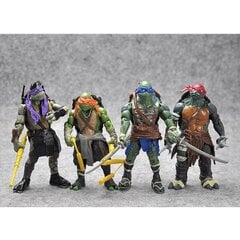 4 Pack Teenage Mutant Nindzi Turtles- 12CM- Naujas modelis zdq цена и информация | Рождественские украшения | pigu.lt