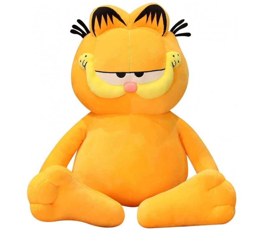 Happy People Didelis pliušinis žaislas - žavusis katinas Garfildas / Garfield 60cm цена и информация | Minkšti (pliušiniai) žaislai | pigu.lt