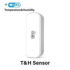 WiFi Tuya Smart temperatūros ir drėgmės jutiklis, WiFi kambario termometras ir higrometras kaina ir informacija | Auto reikmenys | pigu.lt