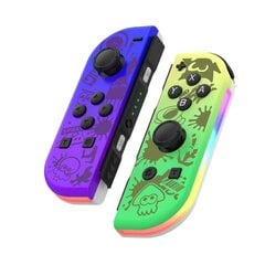 Skirta Nintendo Switch Joy-Con valdikliui - graffiti violetinės ir žalios spalvos kaina ir informacija | Žaidimų kompiuterių priedai | pigu.lt