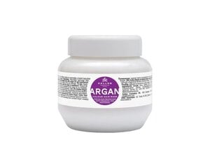 Kaukė dažytiems plaukams Kallos KJMN Argan Colour Hair Mask 275 ml kaina ir informacija | Priemonės plaukų stiprinimui | pigu.lt