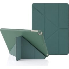 Origami iPad dėklas, skirtas iPad 9,7 colio tamsiai žalias kaina ir informacija | Telefono dėklai | pigu.lt