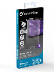 Мобильное универсальное стекло для телефонов до 5,1 дюйма цена и информация | Защитные пленки для телефонов | pigu.lt