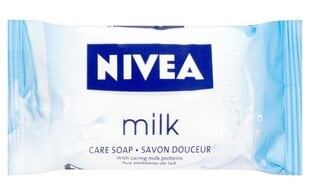 Мыло Nivea Milk 90 г цена и информация | Мыло | pigu.lt