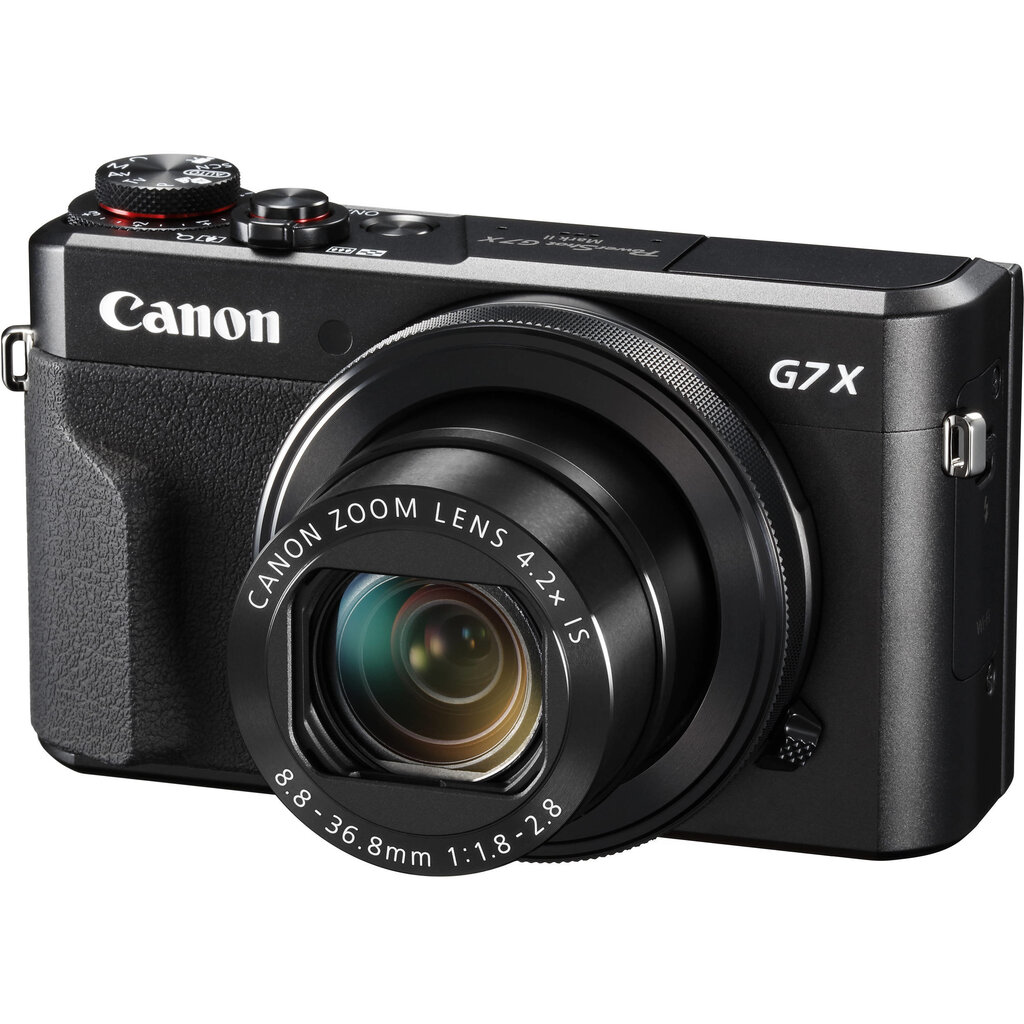 Canon PowerShot G7 X Mark II Black цена и информация | Skaitmeniniai fotoaparatai | pigu.lt