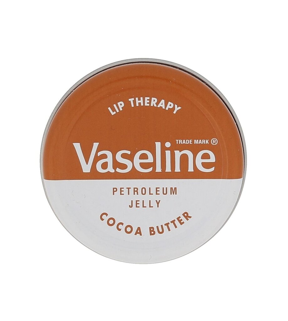 Lūpų balzamas Vaseline Cocoa Butter, 20 g kaina ir informacija | Lūpų dažai, blizgiai, balzamai, vazelinai | pigu.lt