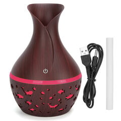 USB Electric Vase Mini Desktop Drėkintuvas Oro Drėkinamasis Aroma Difuzorius 300ml kaina ir informacija | Oro sausintuvai, drėgmės surinkėjai | pigu.lt