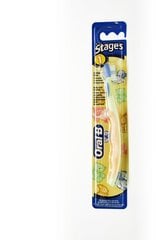 Dantų šepetėlis vaikams ORAL-B BABY (0-2 metų), Extra soft, 1 vnt. kaina ir informacija | Dantų šepetėliai, pastos | pigu.lt