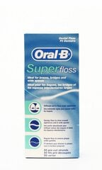 Dantų siūlas Oral-B Super Floss, 50 m kaina ir informacija | Oral-B Kvepalai, kosmetika | pigu.lt