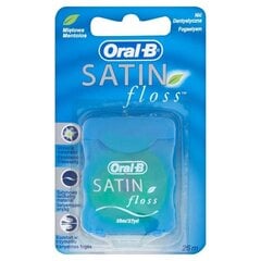 Dantų siūlas Oral-B Satin Floss Mint 25 m kaina ir informacija | Oral-B Kvepalai, kosmetika | pigu.lt