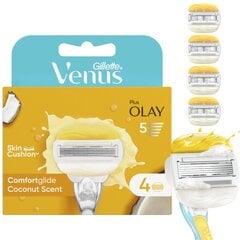 Бритвенные картриджи Venus&Olay 4 шт. цена и информация | Косметика и средства для бритья | pigu.lt