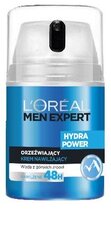 Drėkinamasis veido kremas L'Oreal Men Expert Hydra Power 50 ml цена и информация | Кремы для лица | pigu.lt