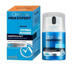 Drėkinamasis veido kremas L'Oreal Men Expert Hydra Power 50 ml kaina ir informacija | Veido kremai | pigu.lt