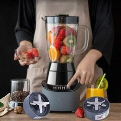 Nerūdijančio plieno ašmenų pagrindo kryžminio ištraukiklio atsarginė dalis, skirta „Para NutriBullet“ 600/900 W maišytuvui (900 W) цена и информация | Кухонные комбайны | pigu.lt