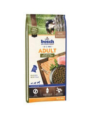 Bosch Petfood Adult Poultry &amp; Millet (High Premium) 15 кг цена и информация |  Сухой корм для собак | pigu.lt